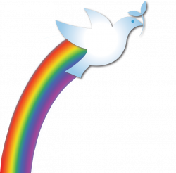 Dove Clipart rainbow - Free Clipart on Dumielauxepices.net