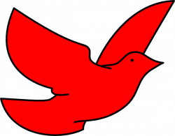 Red Dove Clip Art at Clker.com - vector clip art online ...