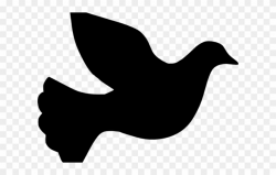Peace Dove Clipart Simple - Dove Clip Art Silhouette - Png ...