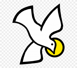 Holy Trinity Spirit Dove With Halo - Dibujo Paloma Espiritu ...
