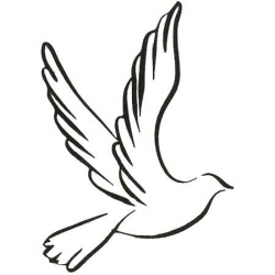 Dove Line Drawing - ClipArt Best | Back Tattoo | Tattoo ...
