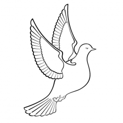 Dove Clipart Free Vector | Free Vectors | Bird coloring ...