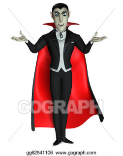 Stock Illustration - Count dracula. Clipart Drawing gg62541106 - GoGraph