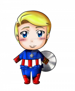 Chibi Steve Rogers akla Captain America by Cap-Ironetta on DeviantArt