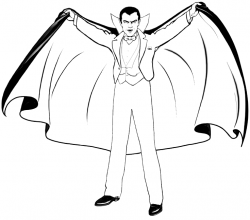 Free Dracula Outline Cliparts, Download Free Clip Art, Free ...