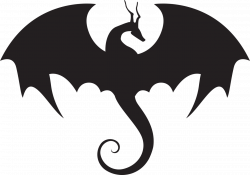 Silhouette Dragon at GetDrawings.com | Free for personal use ...