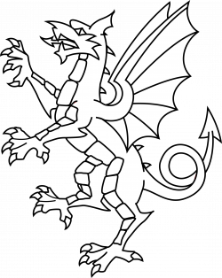 Clipart - Somerset Dragon White