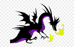 Dragon Clipart Classic - Maleficent Dragon Clipart - Png ...