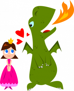 Princess And Dragon Clipart - 2018 Clipart Gallery