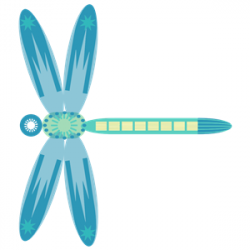 Abstract Dragonfly clipart, cliparts of Abstract Dragonfly ...