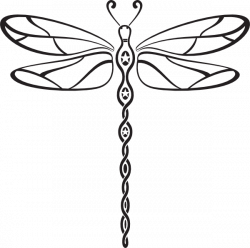 28+ Collection of Tribal Dragonfly Drawing | High quality, free ...
