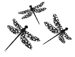 Dragonfly Silhouettes | Dragonflies, Silhouette and Illustrators
