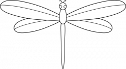 Free Dragonfly Outline, Download Free Clip Art, Free Clip ...