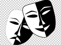 Theatre Drama Mask Play PNG, Clipart, Art, Black, Black And ...