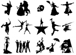 Broadway Clipart Speech And Drama #2627008 | Musicals in ...