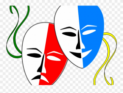 Cartoon Drama Masks Clipart Best - Png Download (#2213983 ...