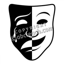 Masquerade clipart theatre mask comedy tragedy #2 | gifts to ...