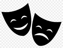 Theatre Clipart Happy Sad Face - Theater Sad And Happy Masks ...