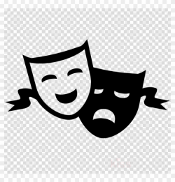 Download Drama Masks No Background Clipart Theatre ...