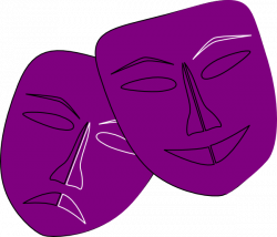 Purple Theatre Masks Jgh Clip Art at Clker.com - vector clip art ...