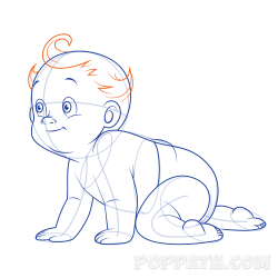How To Draw A Baby Crawling – Pop Path