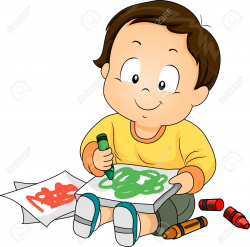 Child drawing clipart 7 » Clipart Station