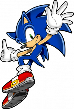 Sonic The Hedgehog clipart drawing - Pencil and in color sonic the ...