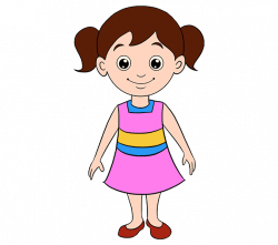 Girl Drawing Cartoon at GetDrawings.com | Free for personal use Girl ...