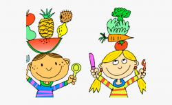 Drawing Clipart Healthy Child - Eat Healthy Food Drawing ...