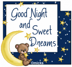 Good night sweet dreams clipart - Clip Art Library