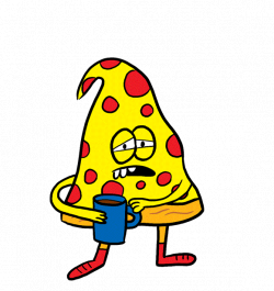 GIF doodle transparent pizza - animated GIF on GIFER - by Fek