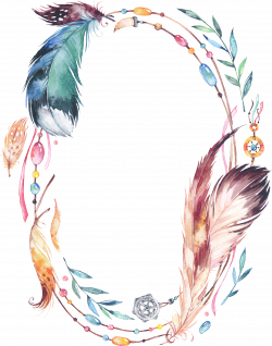 Feather Download - Hand-painted feathers 2764*3526 transprent Png ...
