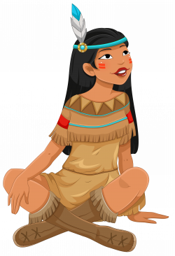 Transparent native american girl clipart | Indian | Pinterest ...