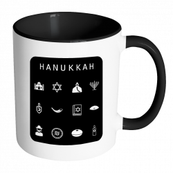 Hanukkah Accent Mug - Beacon | Products | Pinterest | Hanukkah, Spin ...
