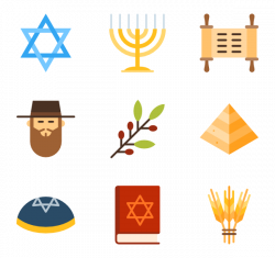Jewish Icons - 255 free vector icons