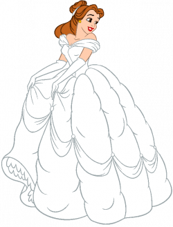 Wedding Dress Clipart Belle Free collection | Download and share ...