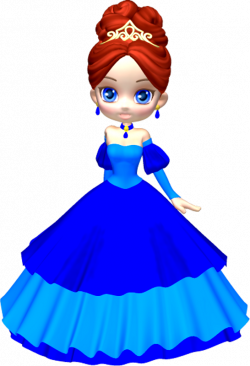 Princess in Blue Poser PNG Clipart (5) by clipartcotttage on DeviantArt
