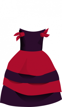 Clipart - girl dress