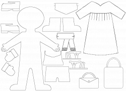 paper doll body template