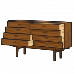 Furniture illustration | Drawings of classic furnishingsMega art