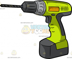 A Cordless Drill » Clipart Station