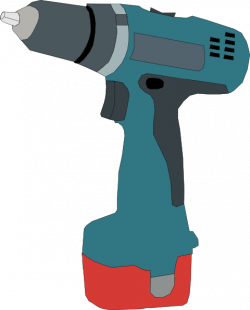 Electric Drill Battery Powered Clip Art at Clker.com ...