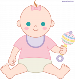 Baby Girl 1 Clipart - Sweet Clip Art