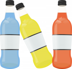 Clipart - Colored bottles
