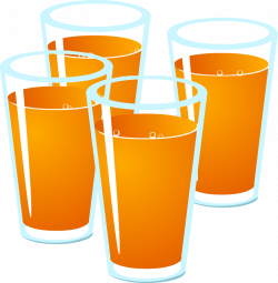 Clipart - Drink Orange Juice