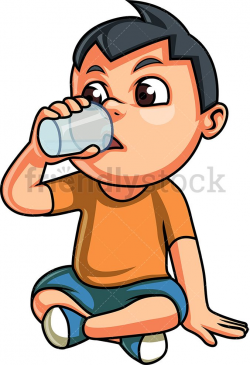 Kid Drinking Water | digestive system in 2019 | Drinking ...
