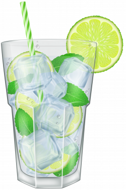 Mojito Vodka tonic Limeade Lemonade - Mojito Cocktail PNG Clip Art ...