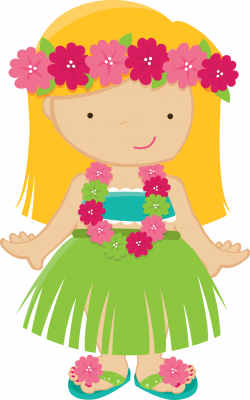 Luau for Kids Clipart. | Oh My Fiesta! in english