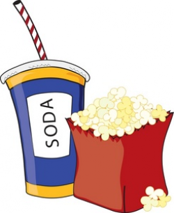Snack clipart image popcorn and a soda pop drink 2 image #23734