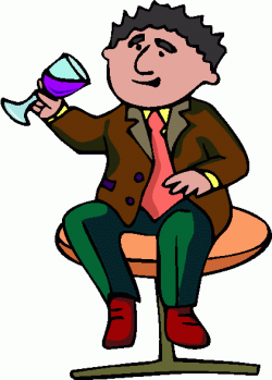 Man drinking alcohol clipart - Clip Art Library
